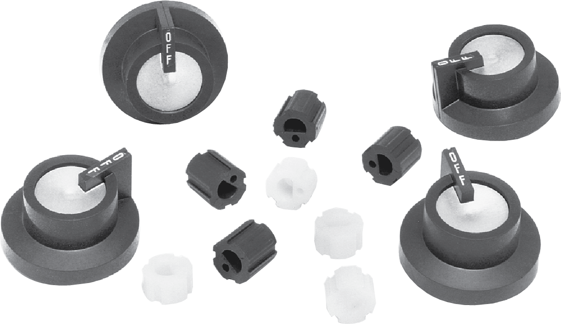 (6)4NBX PER BOX KNOB ACCESSORY KIT - 